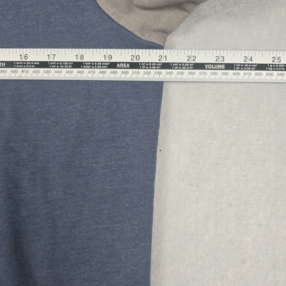 Patagonia Fitz Roy Bison Lightweight Crew Sweatshirt Mens Size Med Blue - Picture 10 of 10